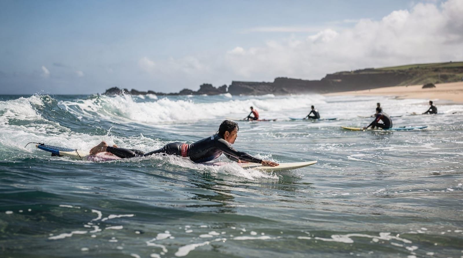 Surfing in Jeju